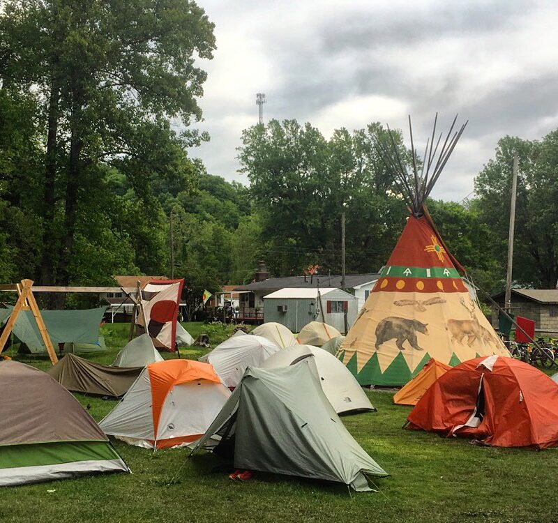 Trail Days' Tents