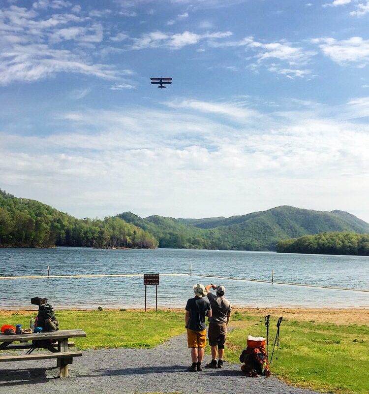 Biplane Over Watauga