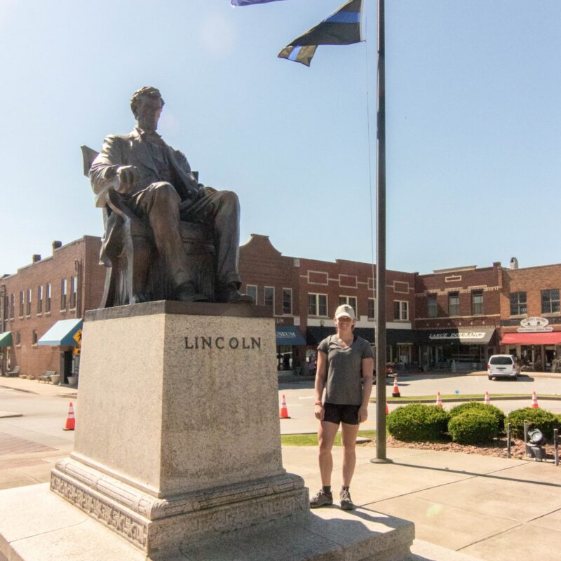 Lincoln Statue at Hodgenville