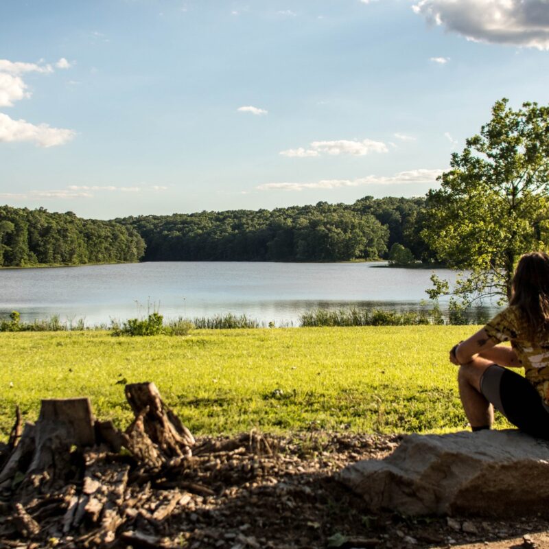 Reflecting on Devil's Kitchen Lake