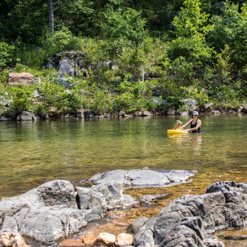 Idle Moment at Johnson's Shut-Ins