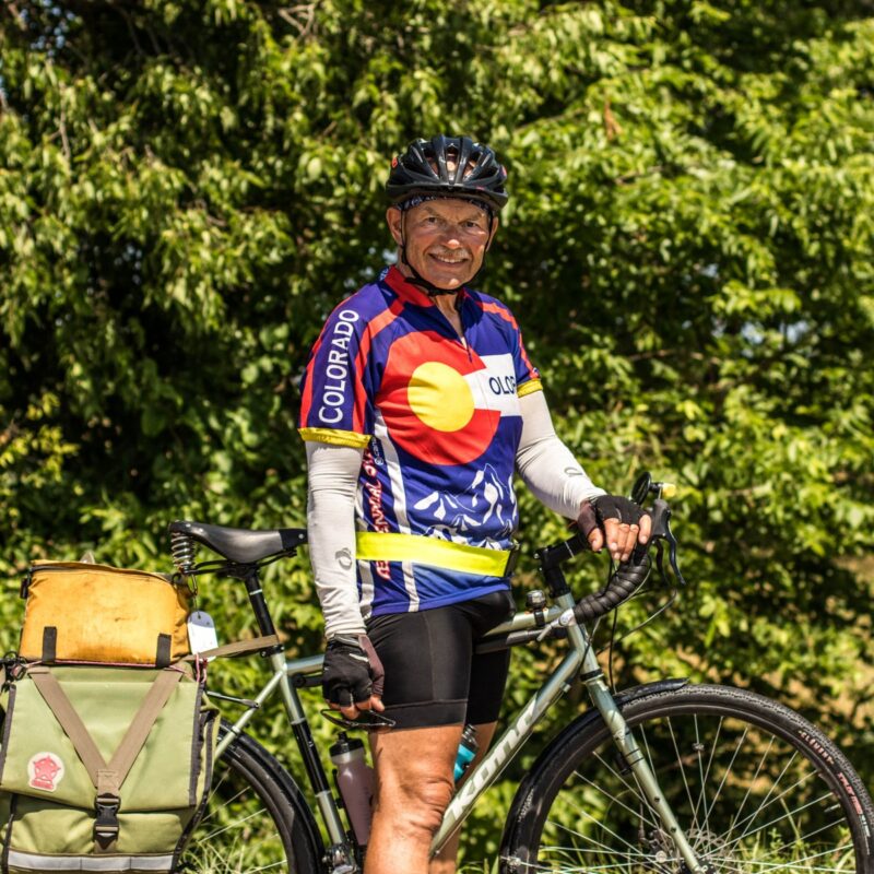 Peter, Eastbound TransAm Cyclist