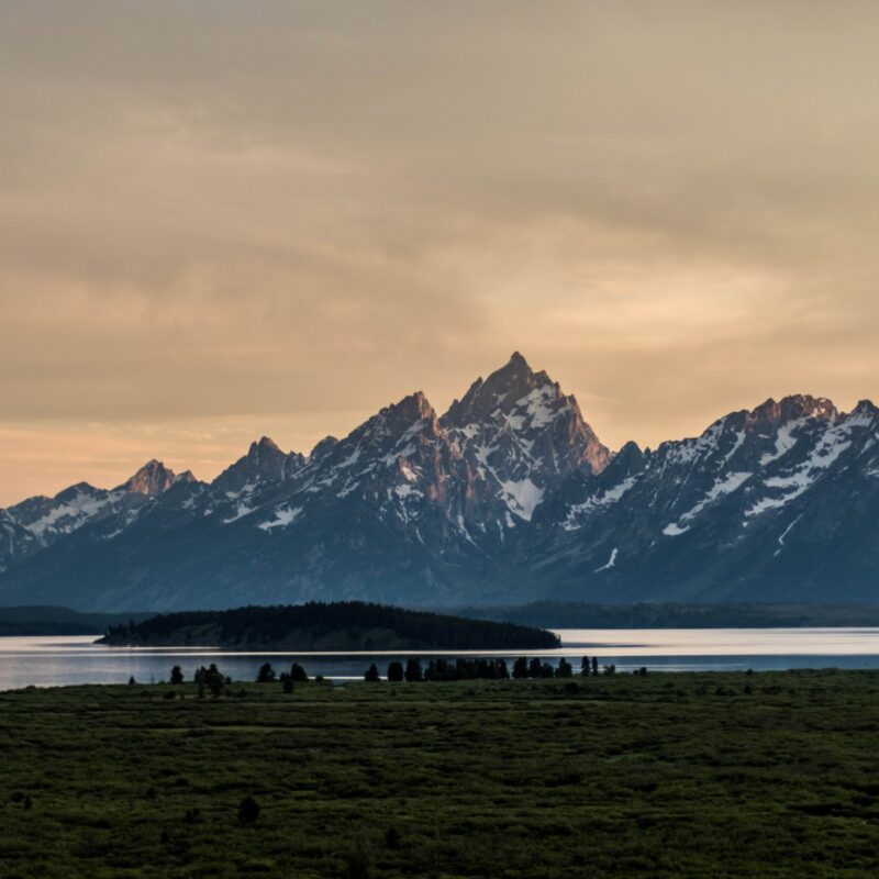 Tetons at Sunset