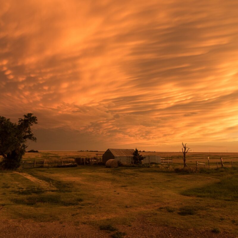 Dusk Above Dighton
