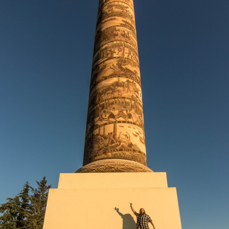 Astoria Column Selfie
