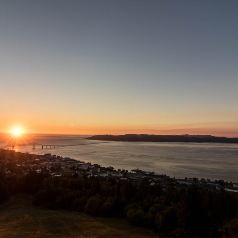 Sunset from the Astoria Column Pinnacle