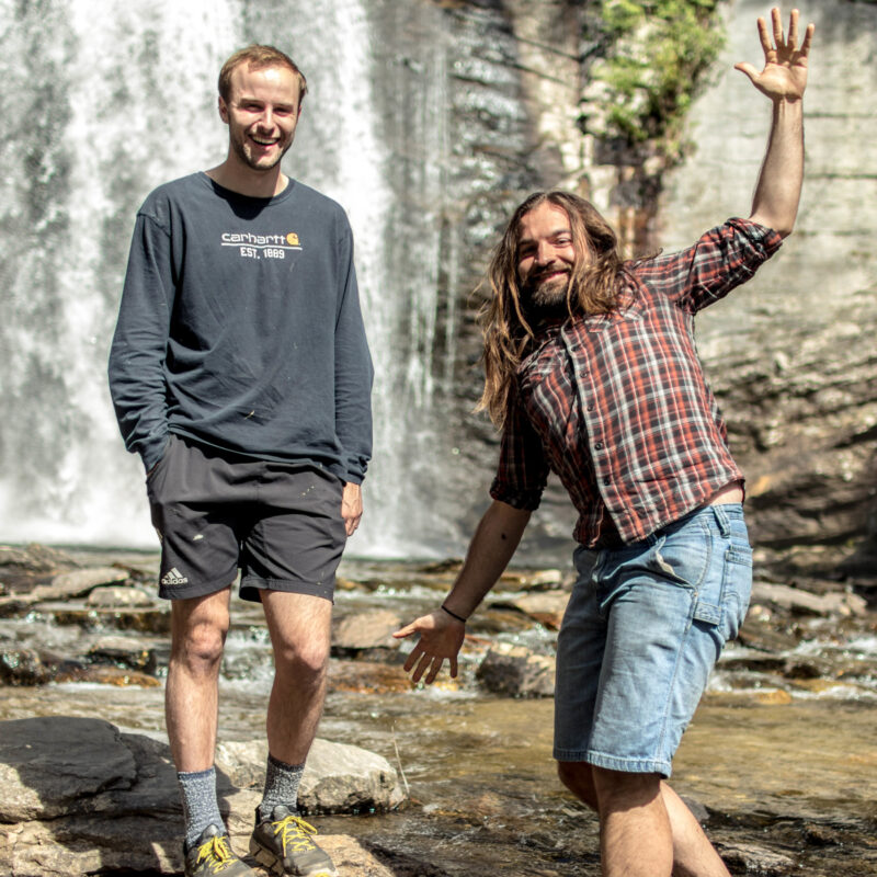 Bro-Union at Looking Glass Falls