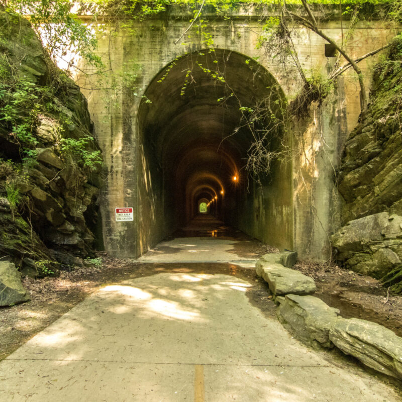 Spooky Tunnel along Silver Comet