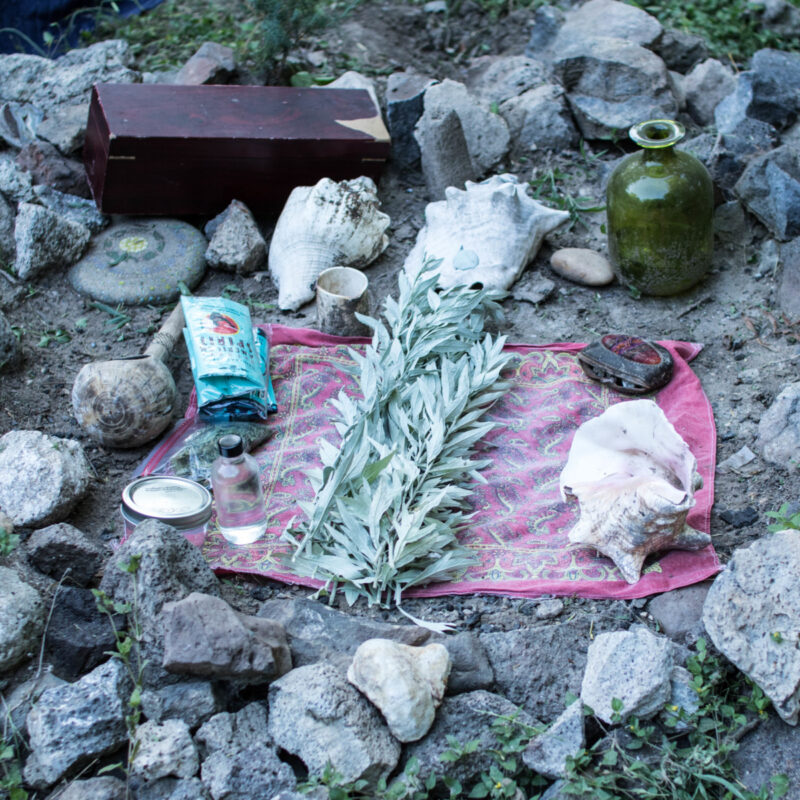 Accoutrements of a Sweat Lodge
