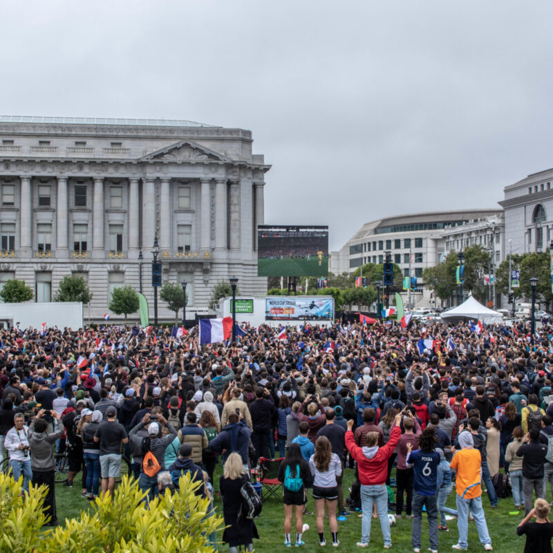 Celebrating France's Win