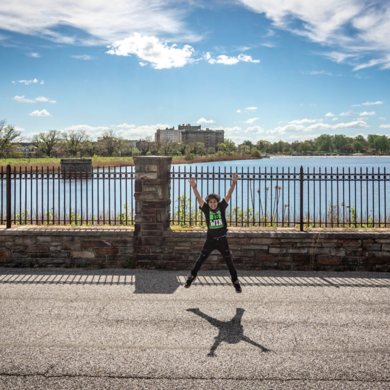 Local Kid at Druid Hills Reservoir
