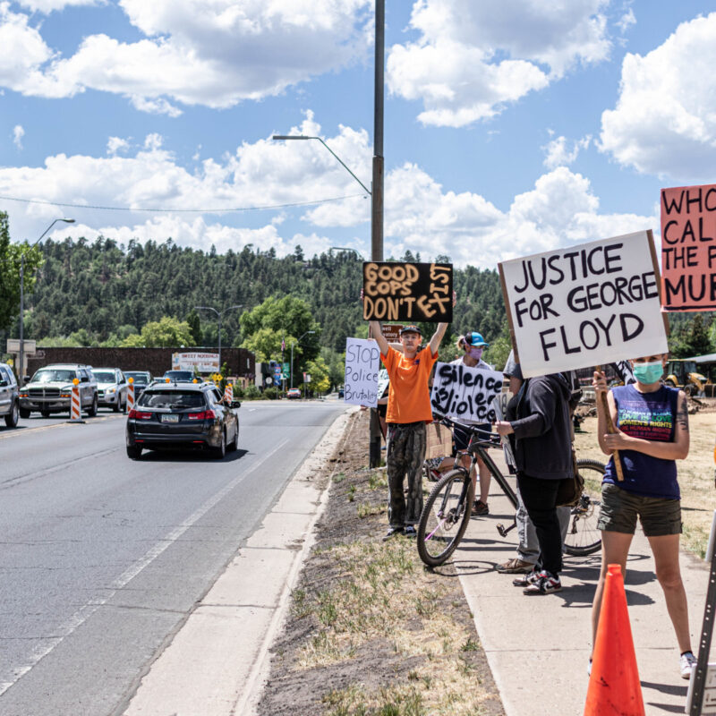 Protest on Rt 66