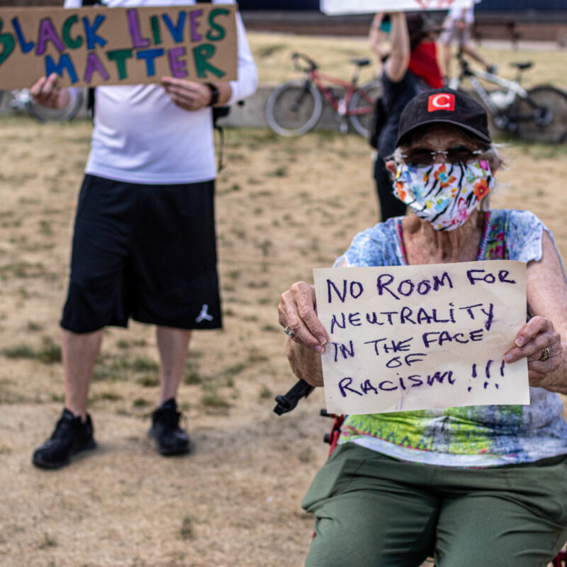 Protest on Rt 66