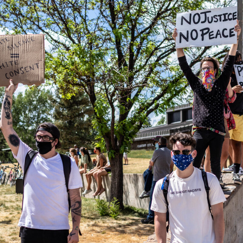 Protest on Rt 66