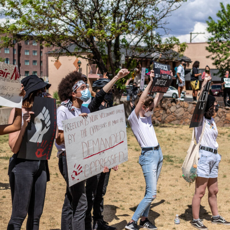 Protest on Rt 66
