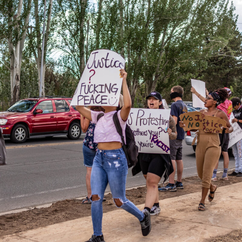 Protest on Rt 66
