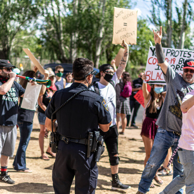 Protest on Rt 66