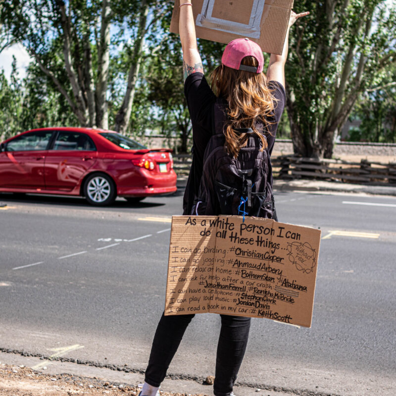 Protest on Rt 66