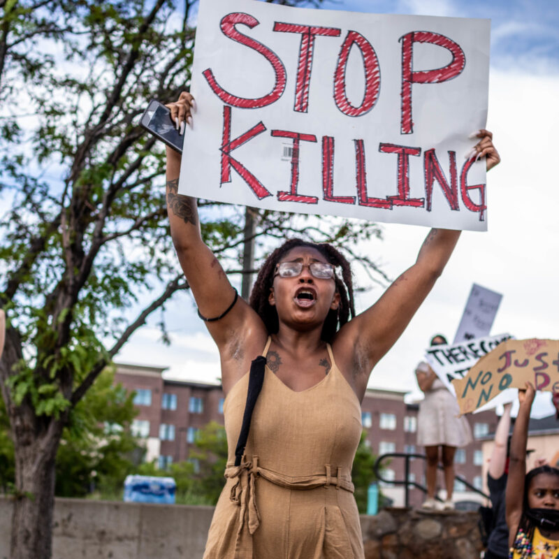 Protest on Rt 66