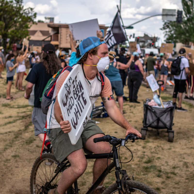 Protest on Rt 66