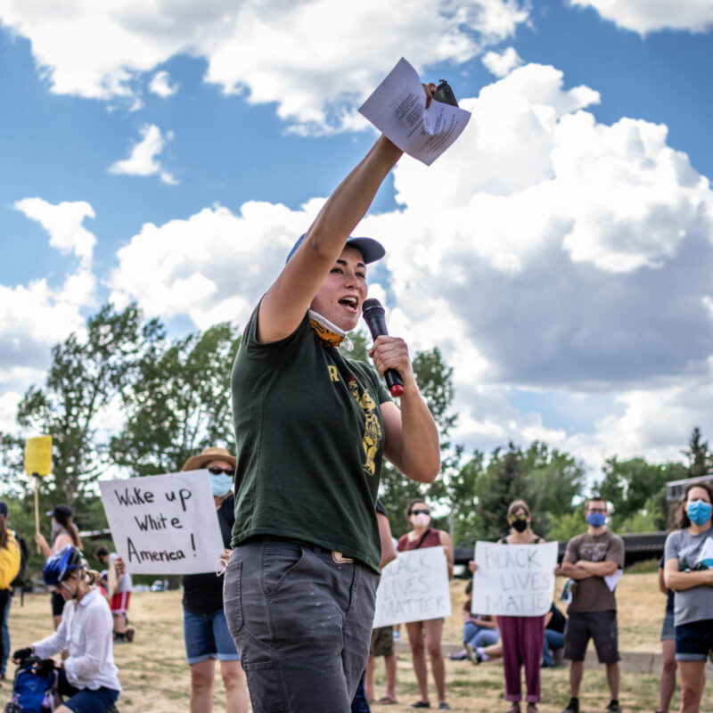 Protest on Rt 66