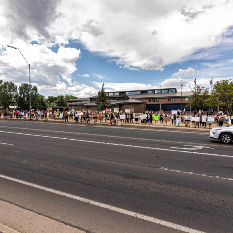Protest on Rt 66