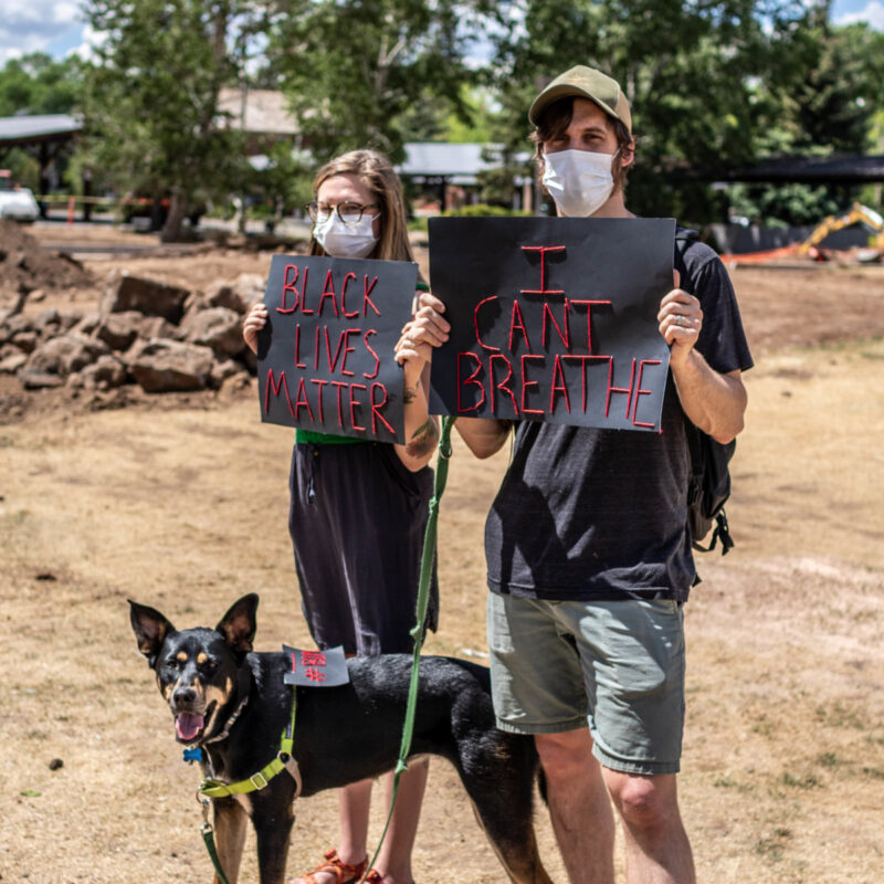 Protest on Rt 66