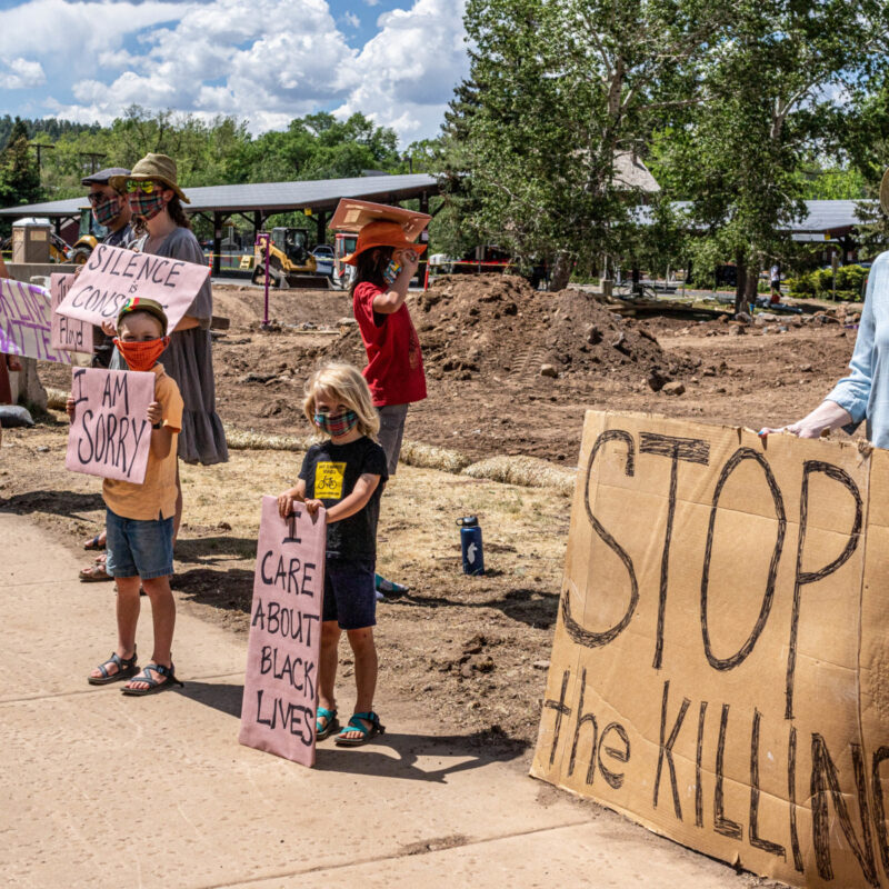 Protest on Rt 66