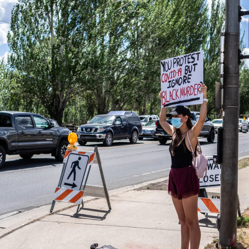 Protest on Rt 66