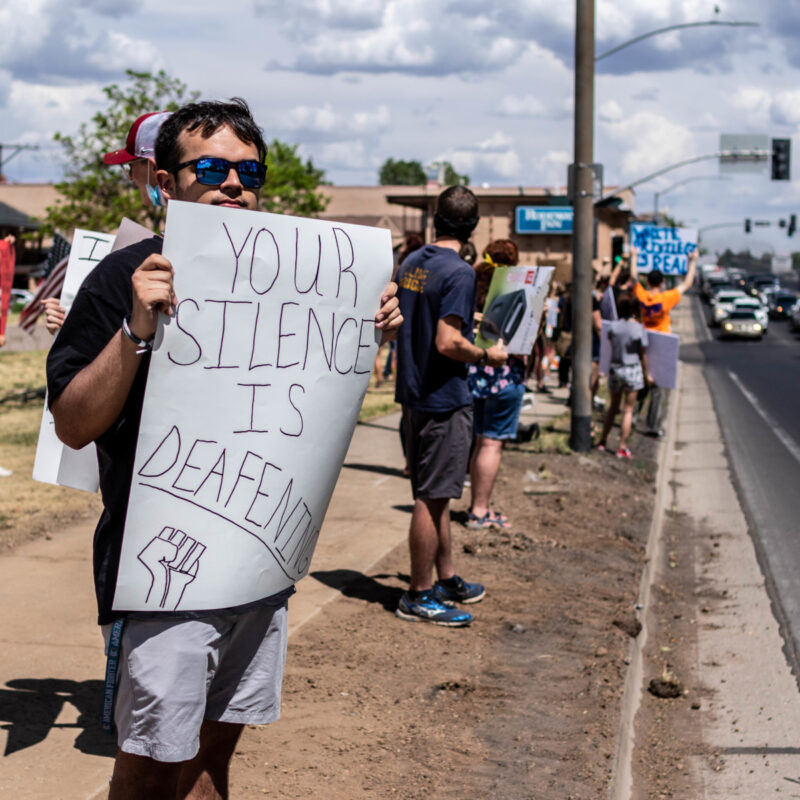 Protest on Rt 66