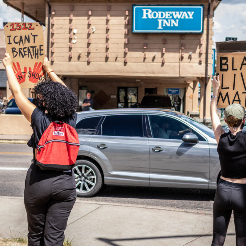 Protest on Rt 66