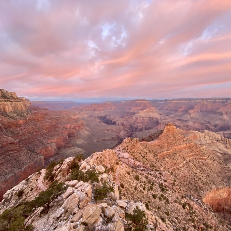 Dawn South Kaibab Descent
