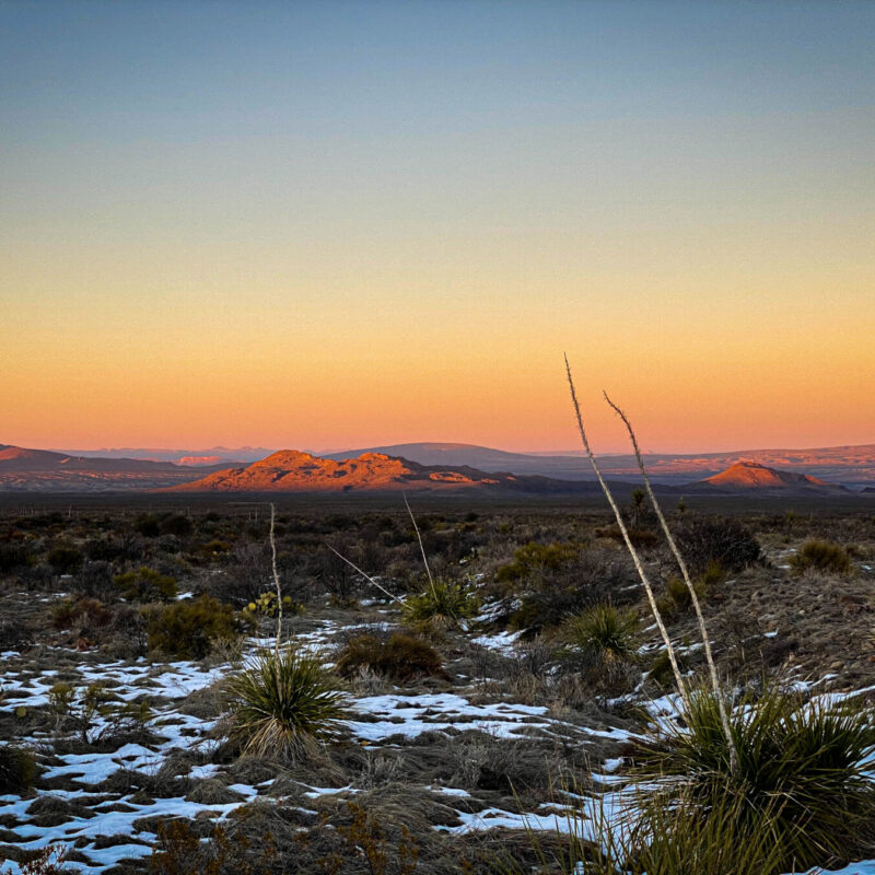 Big Bend - Plains Sunset