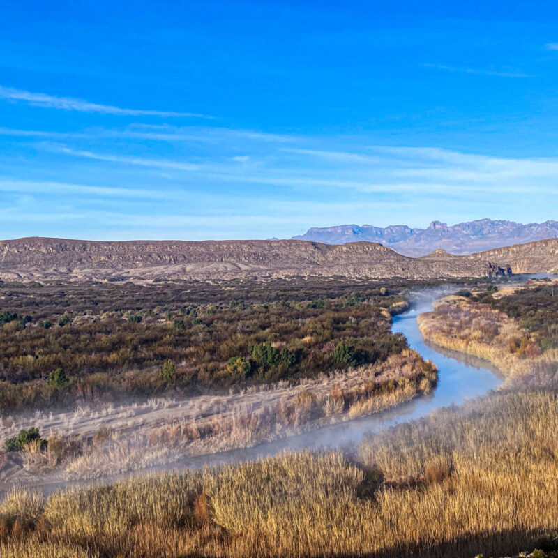Big Bend - Morning Rio Grande Mists
