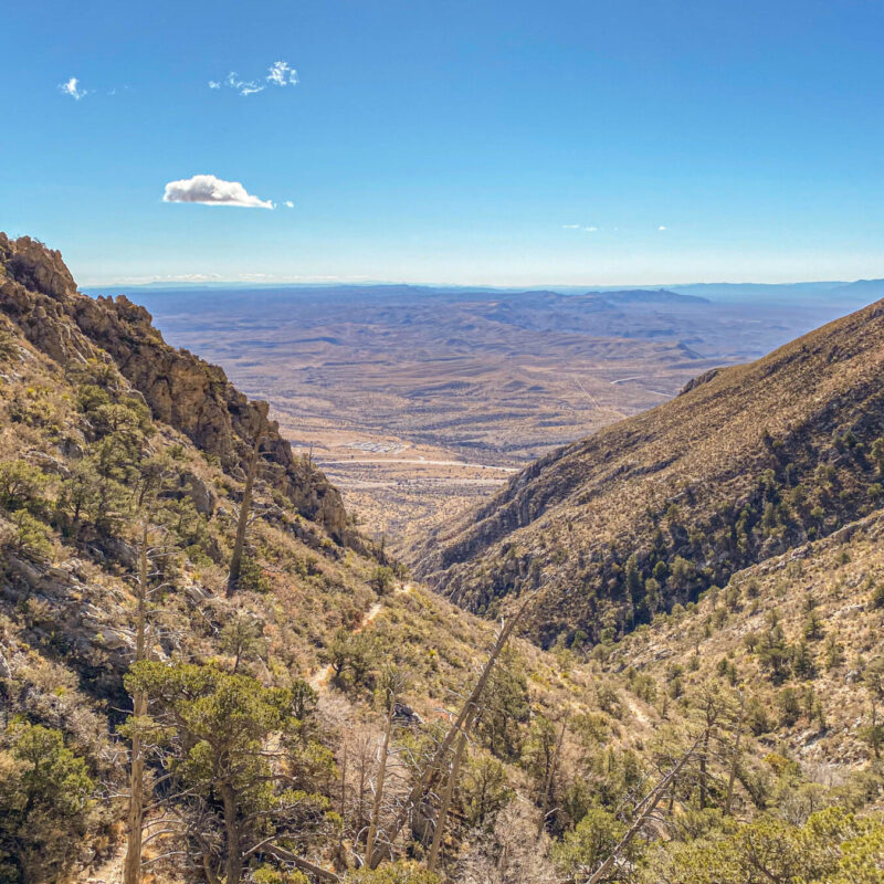 Guadalupe Mountains - Peaking Back Out