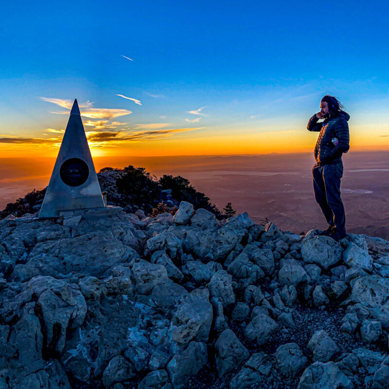 Sunset Selfie on Guad Peak.