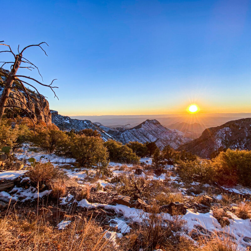 Big Bend - Rim Sunset