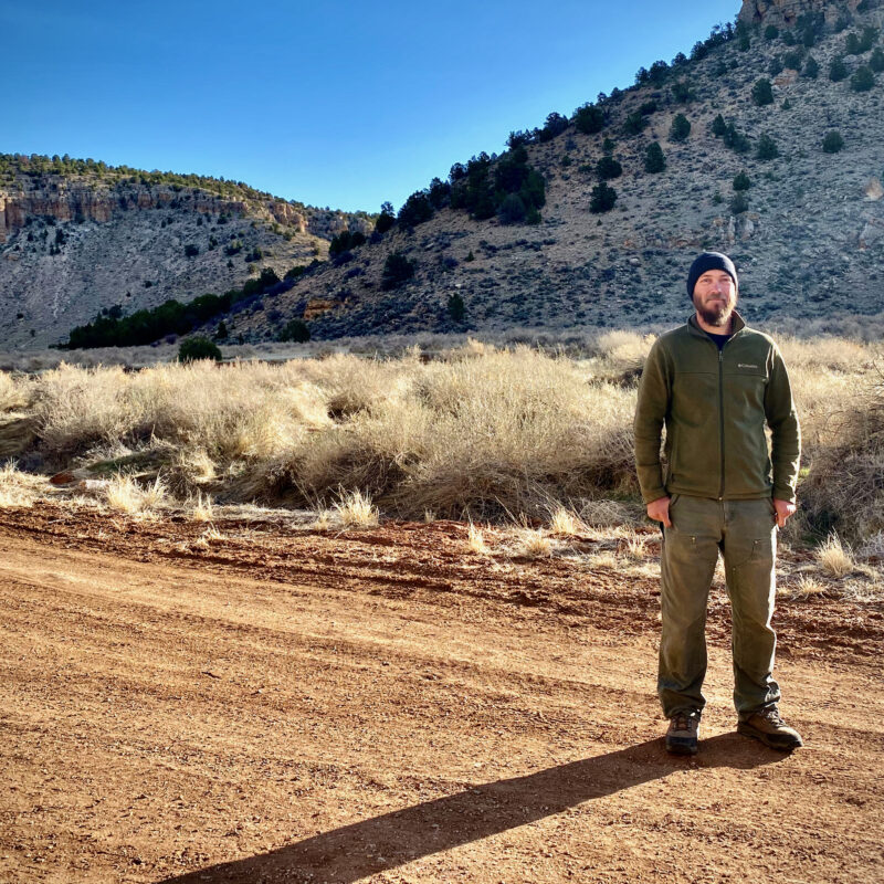 Jonathan Patt in the Kabab Creek Wilderness
