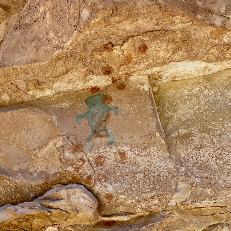 Blue Petroglyph