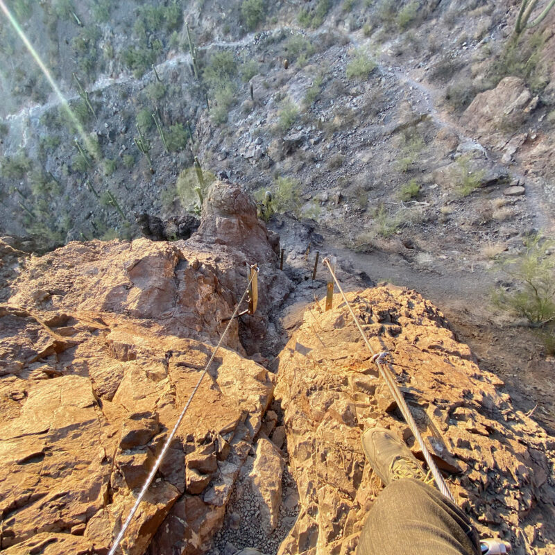 Steep Hiking on the Hunter Trail