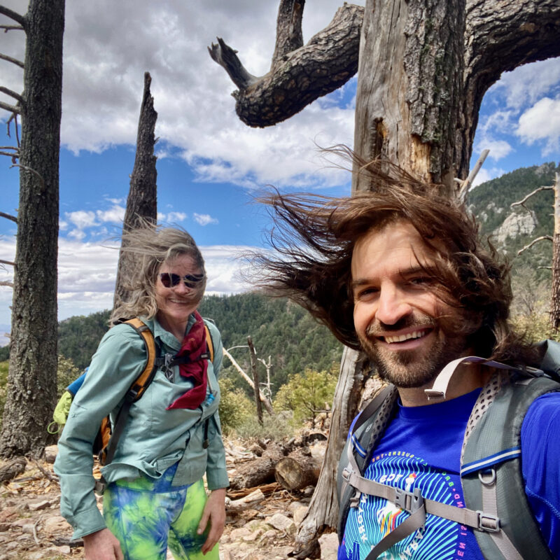 Windswept on the Bear Canyon Saddle