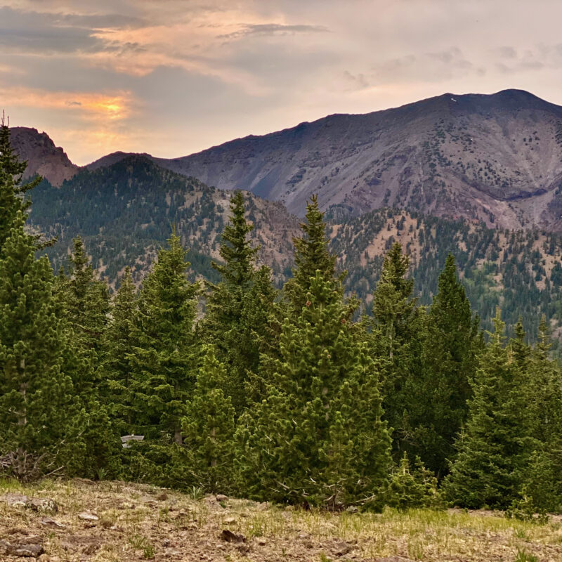 Sunset on Humphrey's Peak