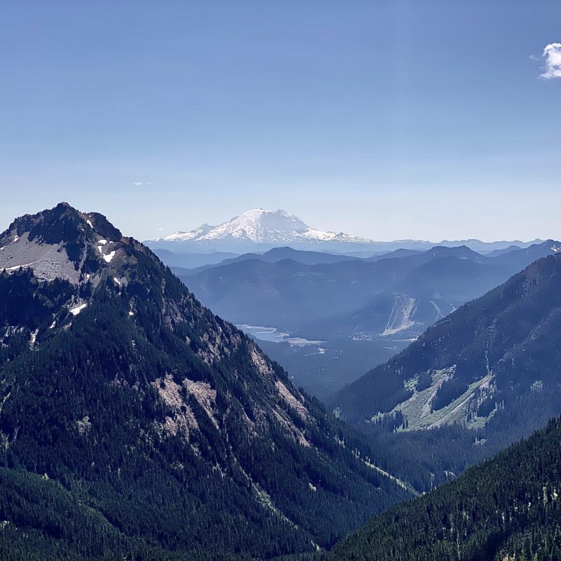 First Great View of Rainier
