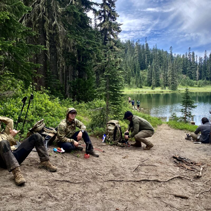 USAF Crew at Anderson Lake