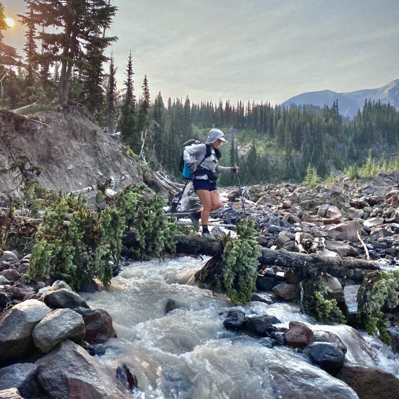 River Fording Action Shot