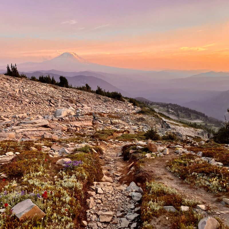 Mount Adams at Dusk