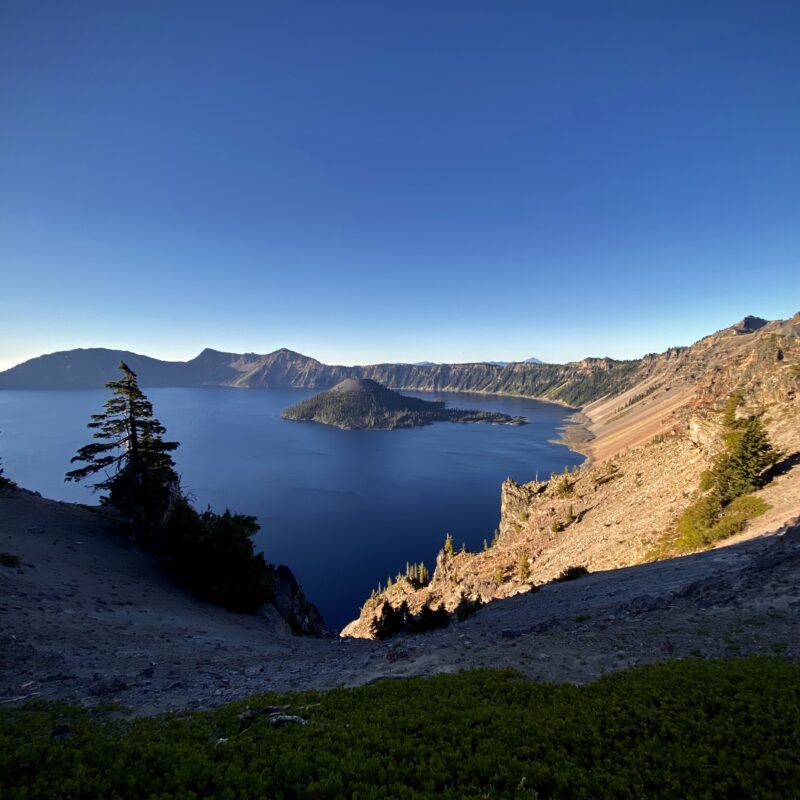 Crater Lake, First Glimpse