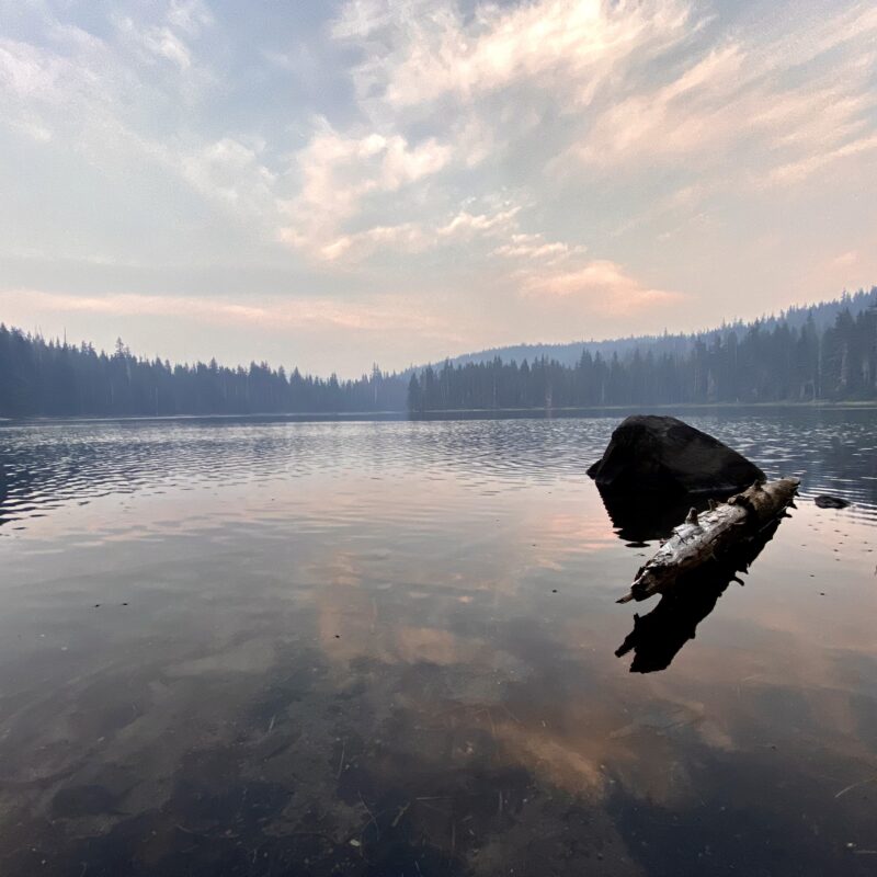Dusk at Mac Lake