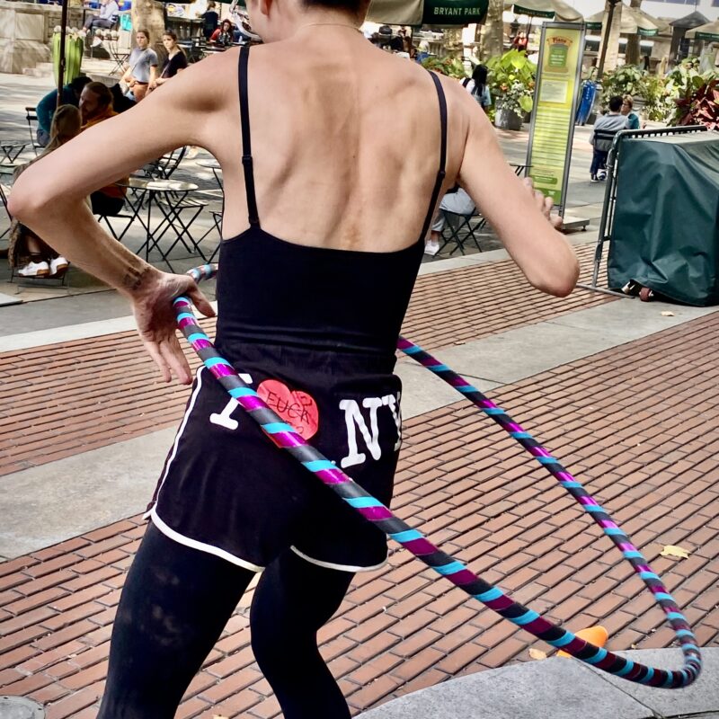 Hula Hooping on the Menu
