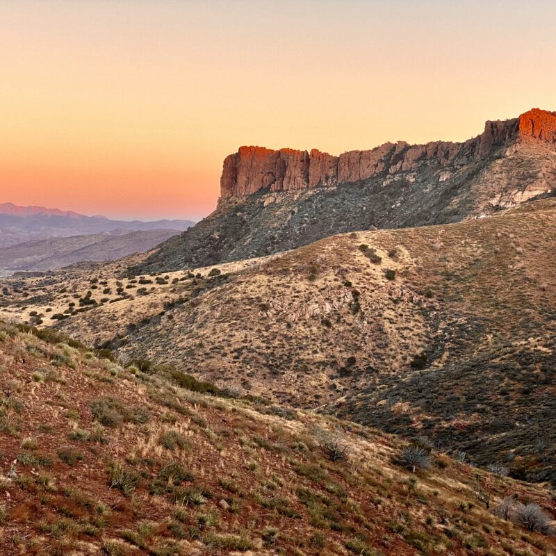 Superstition Ridges at Dusk